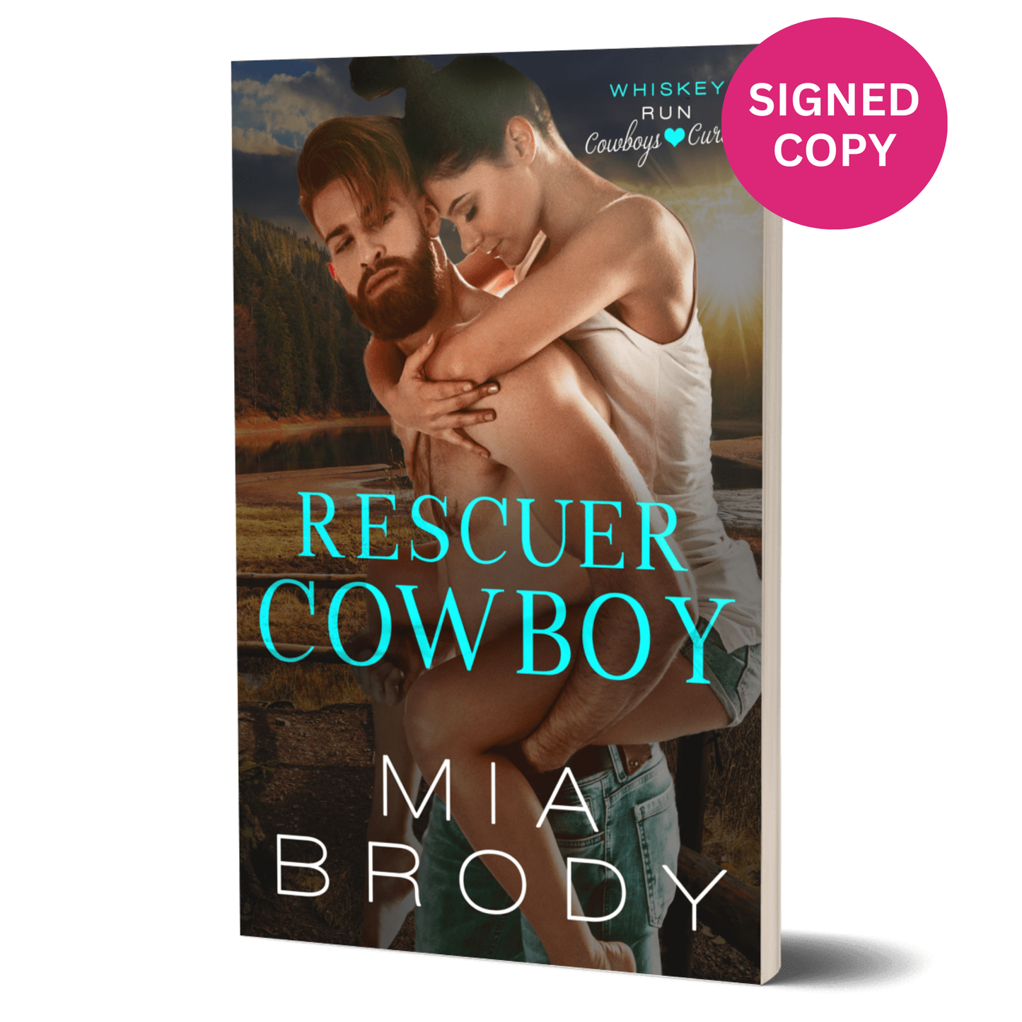 Rescuer Cowboy signiertes Taschenbuch
